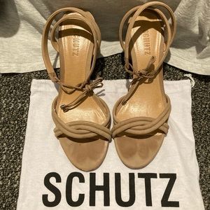 SCHUTZ veronica strappy sandals worn once
